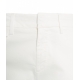 Pantaloni chino con applicazione bianco