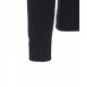 Cardigan con cappuccio blu scuro