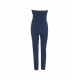 Tuta con maxi fiocco blu