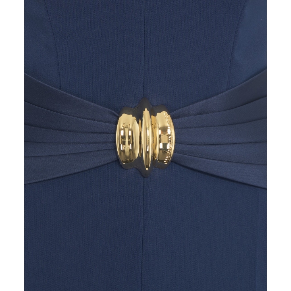 Tuta con maxi fiocco blu