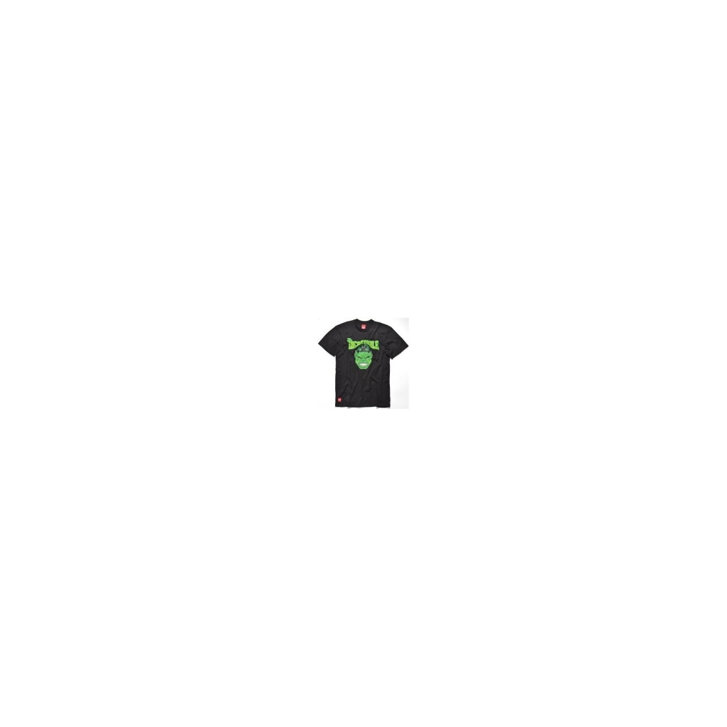 maglietta uomo addict marvel t-shirt hulk college incredible black unico