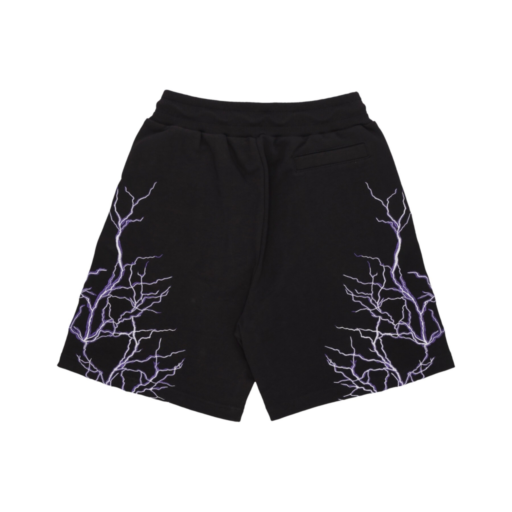 pantalone corto tuta uomo lightning shorts BLACK/PURPLE