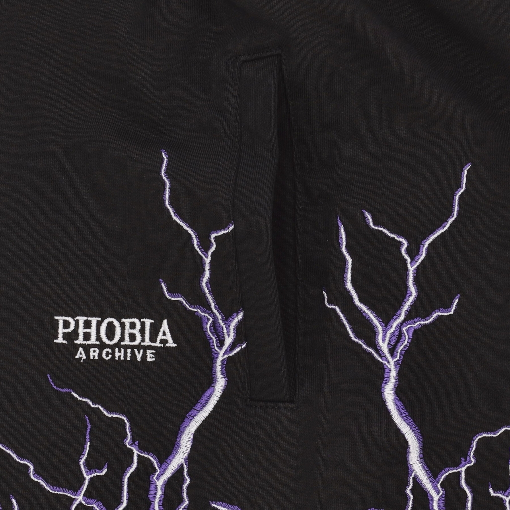 pantalone corto tuta uomo lightning shorts BLACK/PURPLE