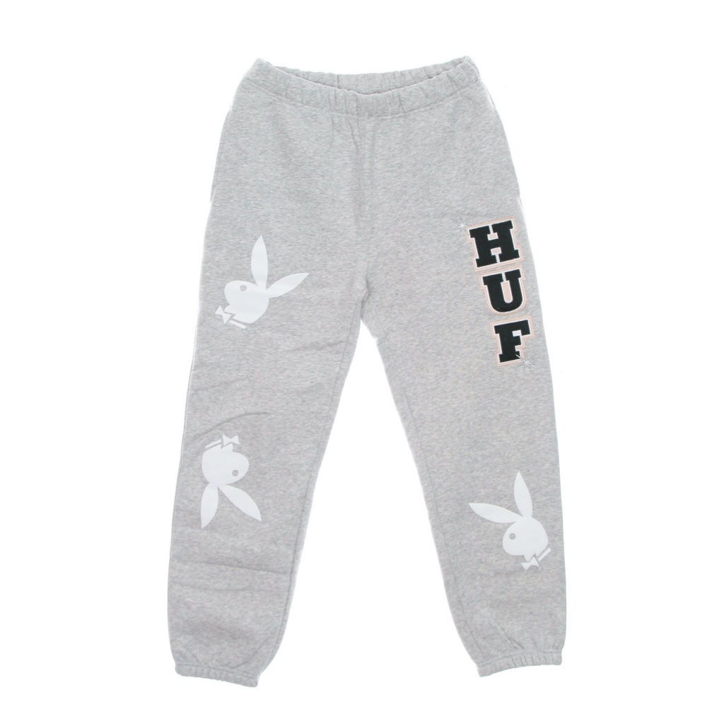 pantalone tuta felpato uomo rabbit head fleece pant x playboy GREY HEATHER