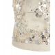 Top con paillettes Manira beige