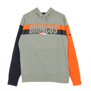 felpa leggera cappuccio uomo nfl wordmark long sleeve heritage hoodie denbro HEATHER GREY/ORIGINAL TEAM COLORS