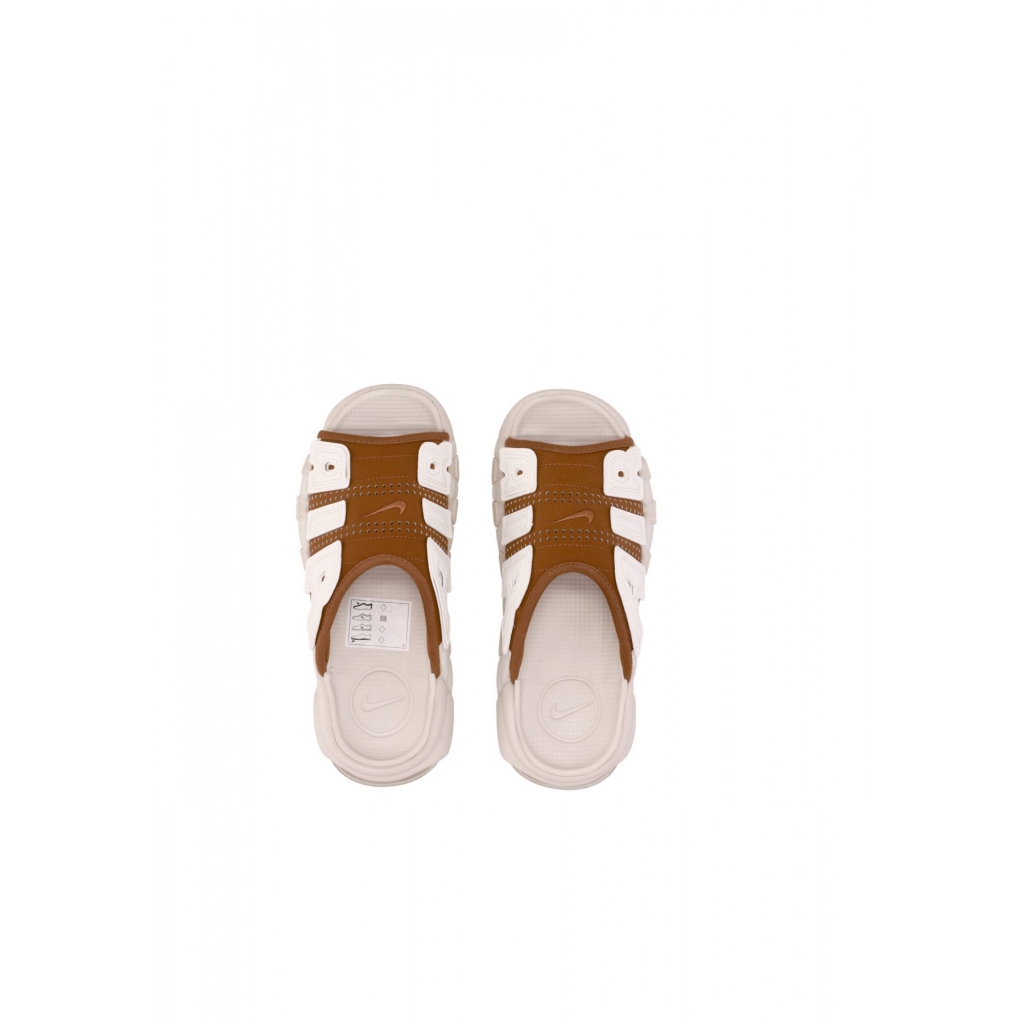 ciabatte uomo air more uptempo slide LT BRITISH TAN/SAIL/LT OREWOOD BROWN/CLEAR