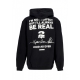 felpa cappuccio uomo truth hoodie x tupac BLACK