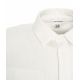 Camicia in lino con logo bianco