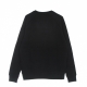 felpa leggera girocollo uomo brotherhood h1 BLACK