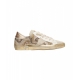 Sneakers con strass Prsx oro