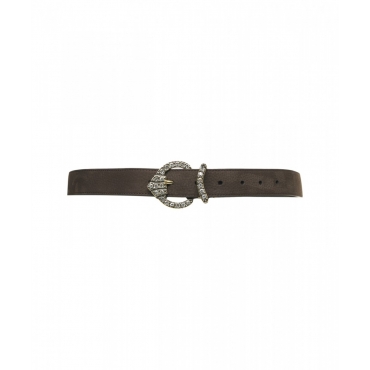 Cintura con strass Cleo marrone