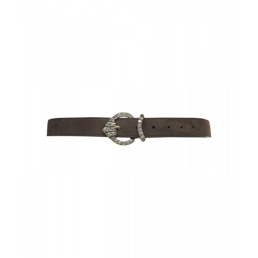Cintura con strass Cleo marrone