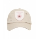 Destroyed baseball cap beige