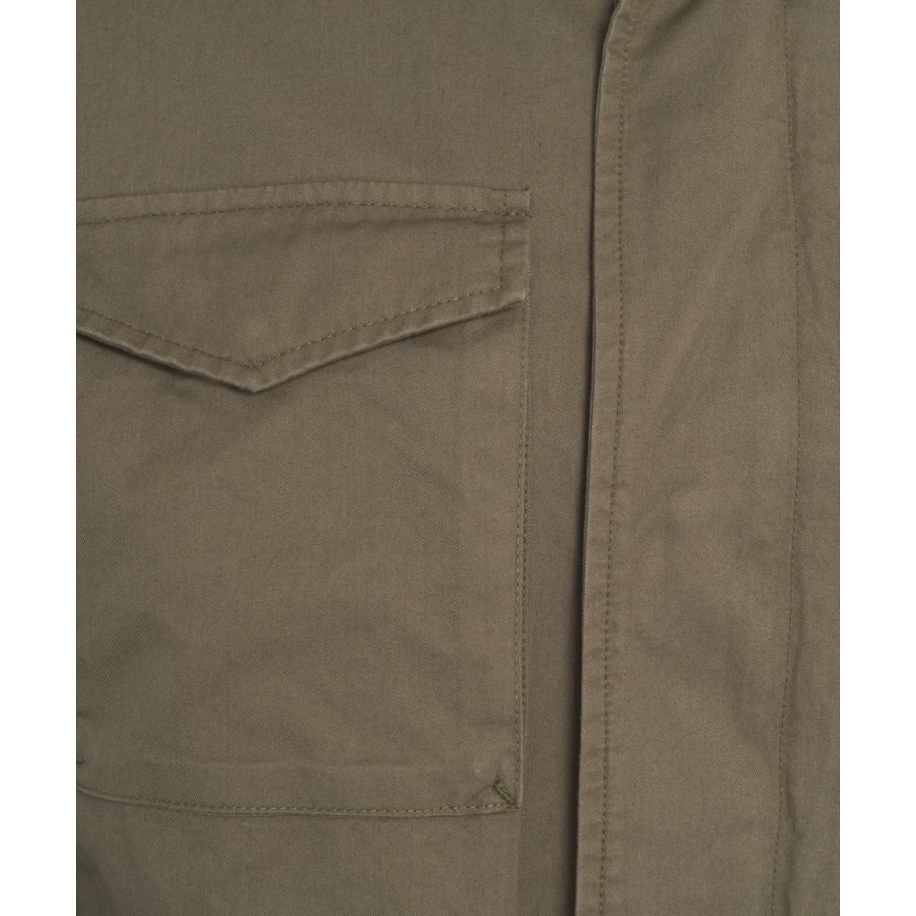 Field jacket cappuccio alla scomparsa oliva