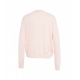 Cardigan con dettaglio bottoni rosa
