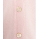 Cardigan con dettaglio bottoni rosa