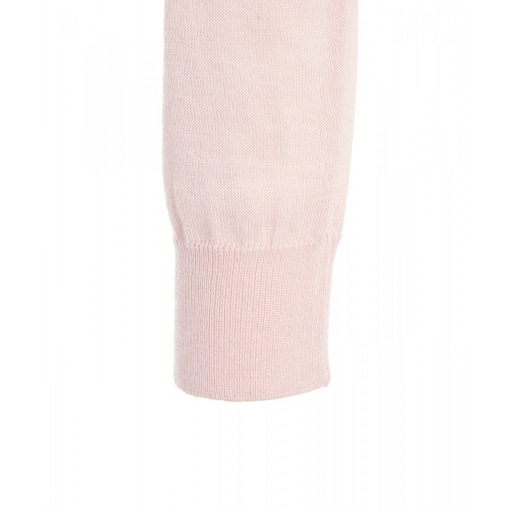 Cardigan con dettaglio bottoni rosa