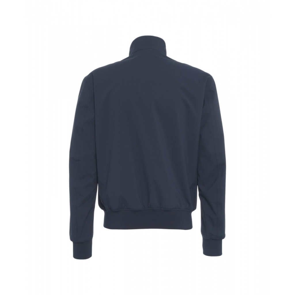 Giacca bomber con collo alto blu scuro
