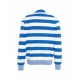 Cardigan a righe blu