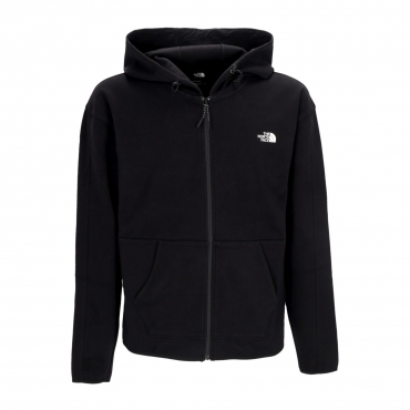 felpa leggera cappuccio zip uomo tech full-zip hoodie BLACK