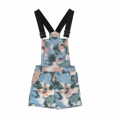 salopette donna dungarees all over print WATER PRINT