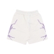 pantalone tuta leggero uomo lateral lightning print shorts WHITE/PURPLE