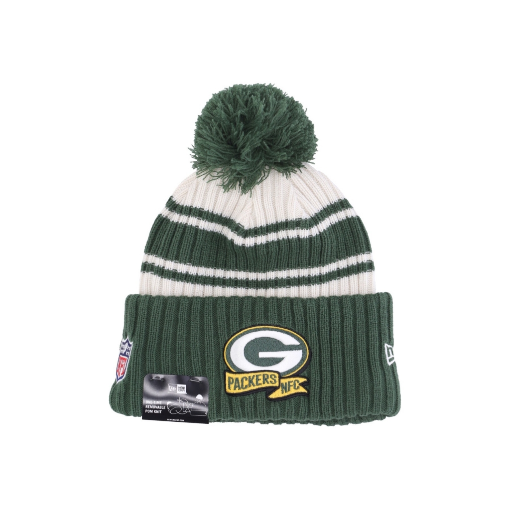 cappello pom pom uomo nfl sideline sport knit grepac CHROME WHITE/ORIGINAL TEAM COLORS