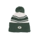 cappello pom pom uomo nfl sideline sport knit grepac CHROME WHITE/ORIGINAL TEAM COLORS