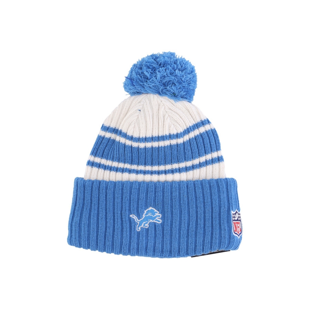 cappello pom pom uomo nfl sideline sport knit detlio CHROME WHITE/ORIGINAL TEAM COLORS
