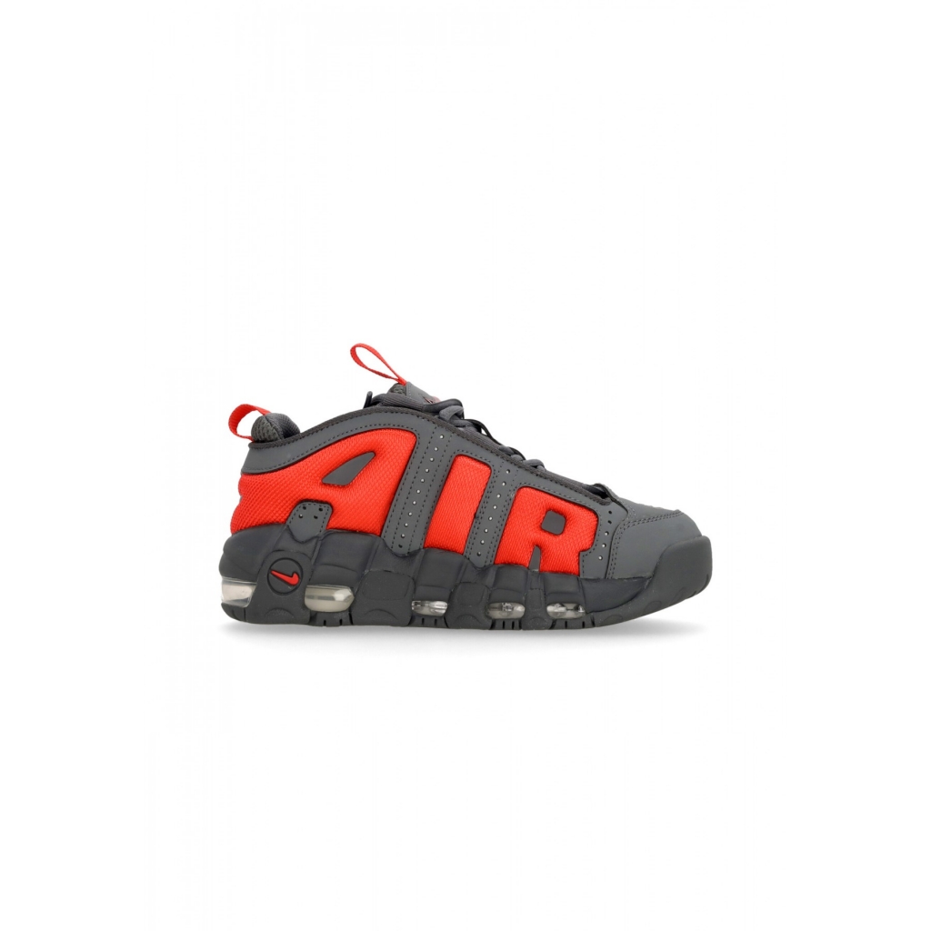 scarpa alta uomo air more uptempo low DARK GREY/LT CRIMSON/METALLIC SILVER