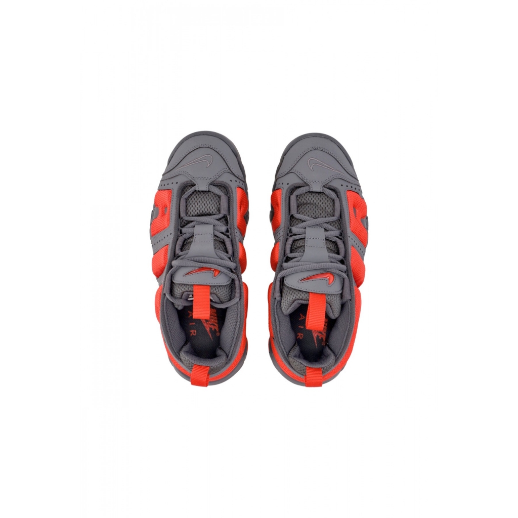 scarpa alta uomo air more uptempo low DARK GREY/LT CRIMSON/METALLIC SILVER