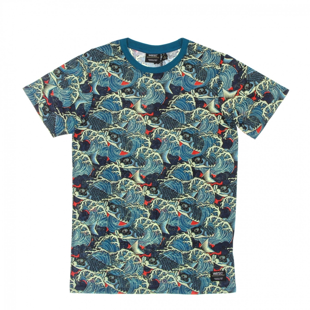 maglietta uomo max koi aop tee BONNIE BLUE