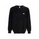 maglione uomo club crewneck BLACK/WHITE