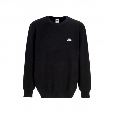 maglione uomo club crewneck BLACK/WHITE