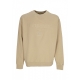felpa leggera girocollo uomo logo crewneck RELIC TAN