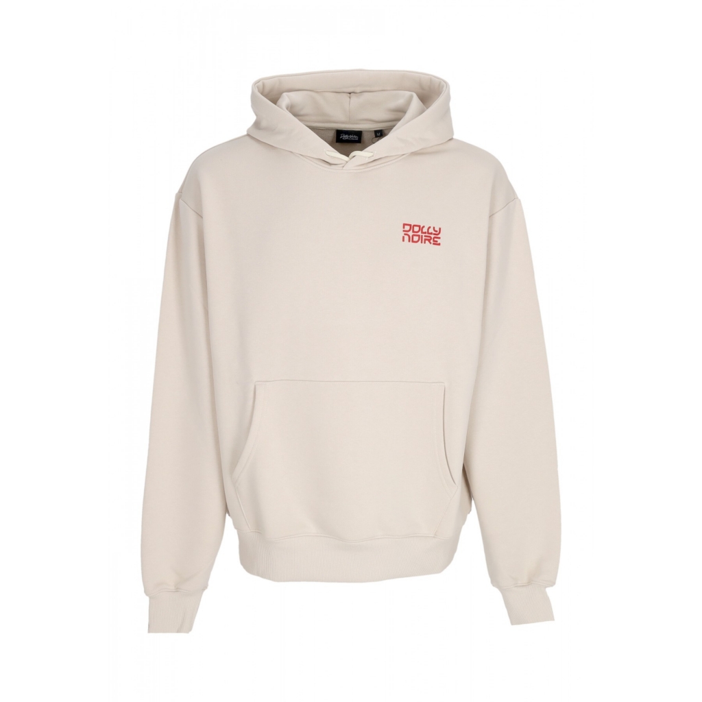 felpa leggera cappuccio uomo kali hoodie BEIGE