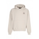 felpa leggera cappuccio uomo makara hoodie BEIGE