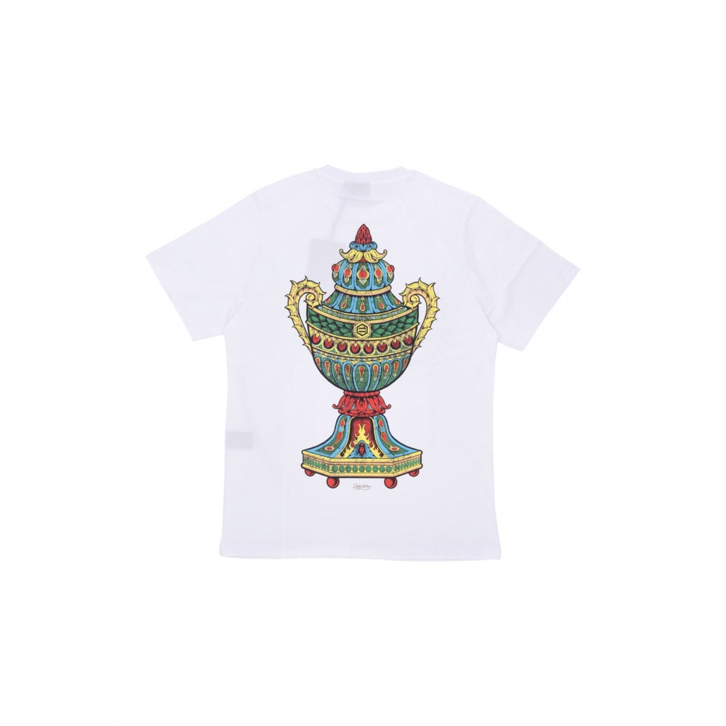 maglietta uomo asso di coppe tee WHITE