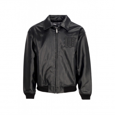 giubbotto college uomo kingdom curve varsity jacket BLACK