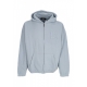 felpa cappuccio zip uomo kingdom curve zip hoodie LIGHT BLUE