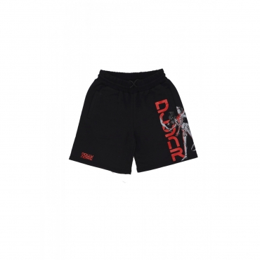 pantalone corto tuta uomo kali sweatshorts BLACK