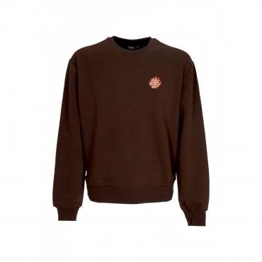 felpa leggera girocollo uomo hayagriva crewneck BROWN
