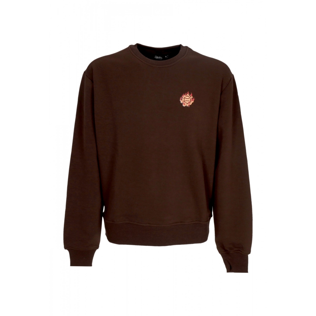 felpa leggera girocollo uomo hayagriva crewneck BROWN
