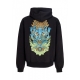 felpa leggera cappuccio uomo ganesha hoodie BLACK