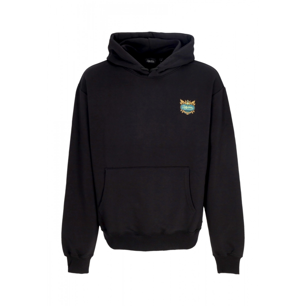 felpa leggera cappuccio uomo ganesha hoodie BLACK