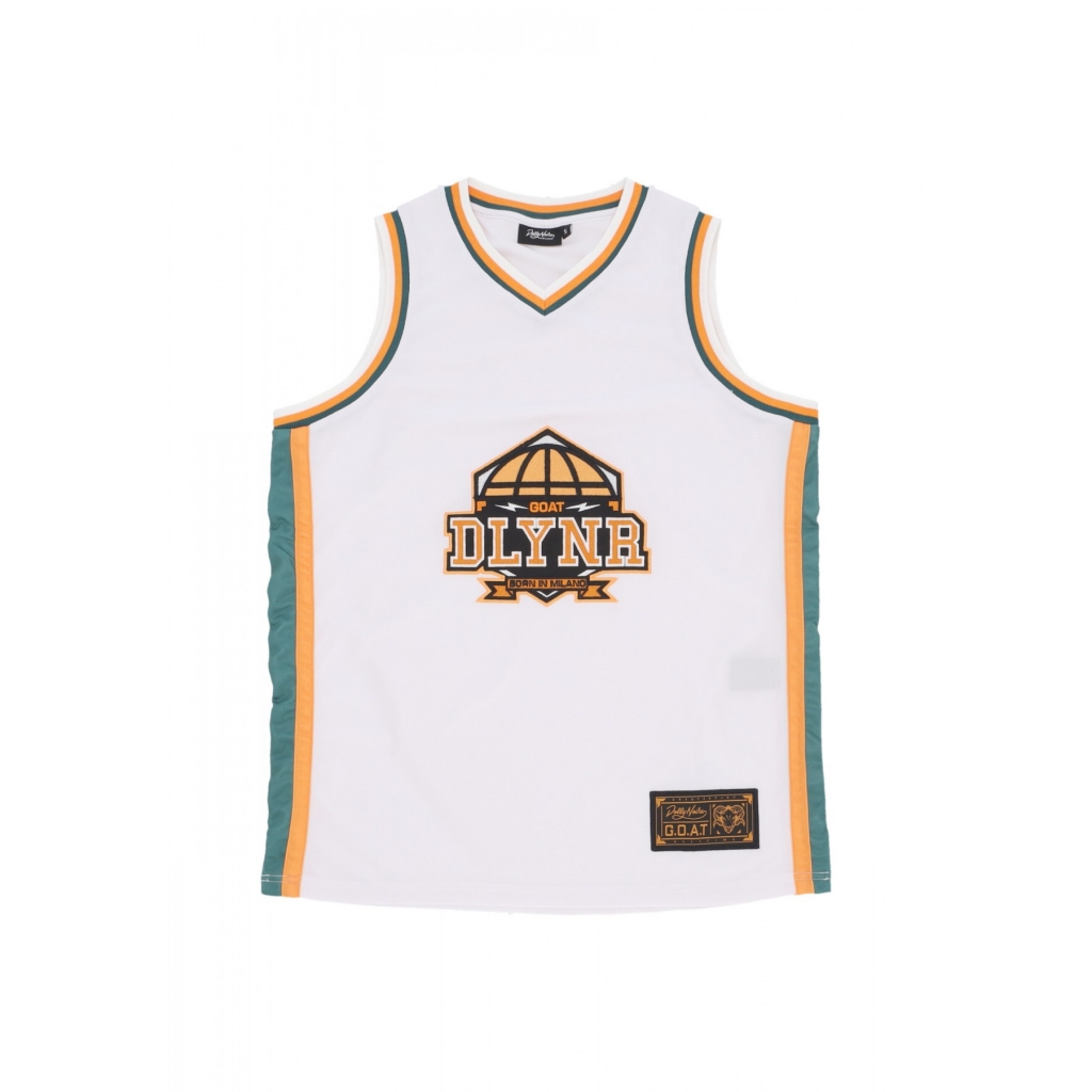 canotta tipo basket uomo goat tank top WHITE