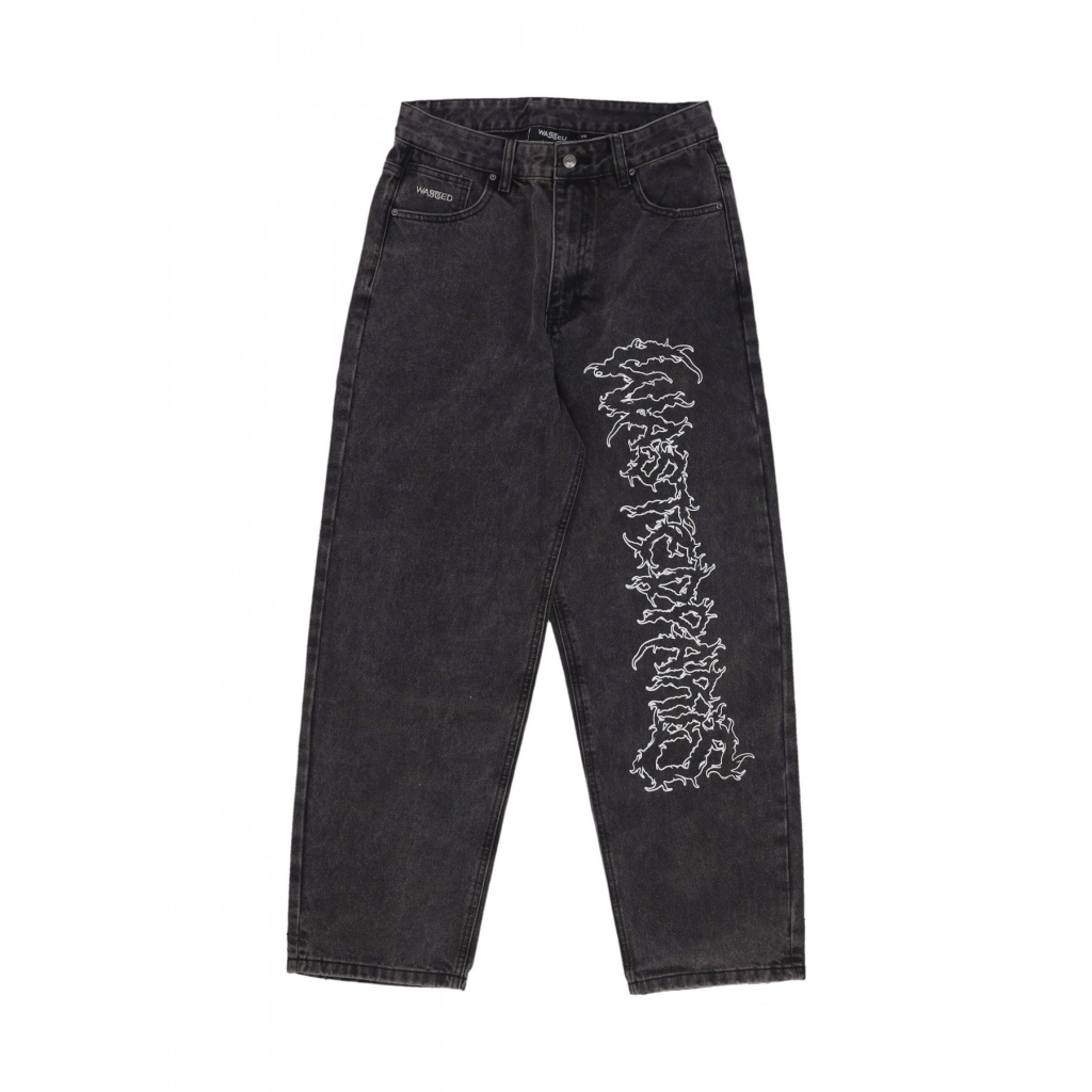 jeans uomo varg casper pants FADED BLACK