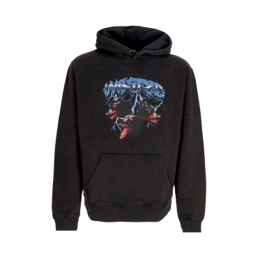 felpa cappuccio uomo orthos hoodie FADED BLACK