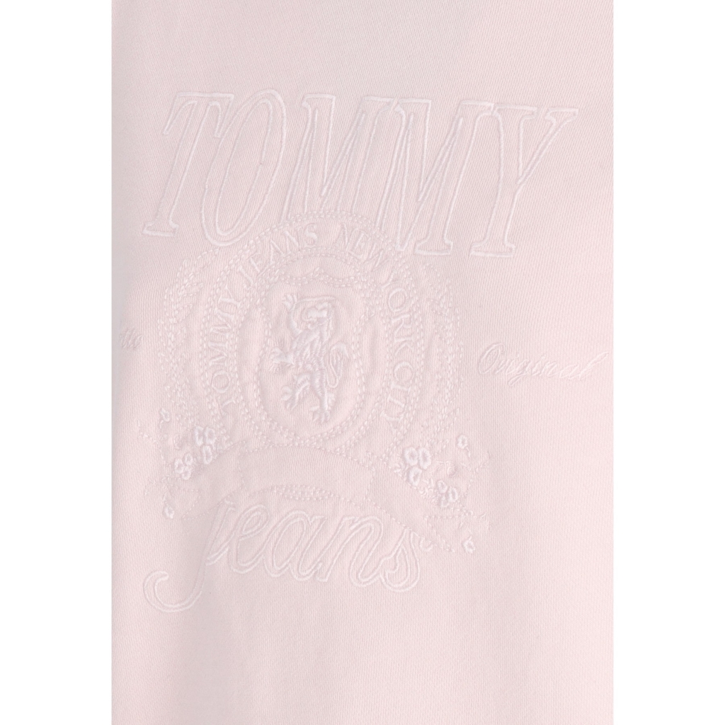 felpa leggera girocollo donna w tonal crest crewneck PRECIOUS PINK